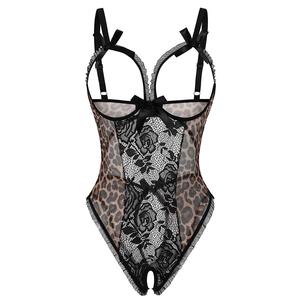 Avidlove Women's Backless Floral Lace Babydoll Mini Bodysuit with Cutout Bra & Adjustable Straps for Everyday & Bridal Wear Fitted Womenswear