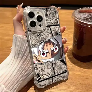 Anime One-Pieces New Luffys Cool Phone Case Suitable for iPhone 17 16e 16 15 14 13 12 11 Mini Pro Max Air X XR XSMAX 8 7 Plus Anti Fall Transparent Soft Back Cover