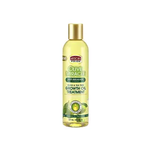African Pride Olive Miracle Olive & Tea Tree Growth Oil Treatment 8 oz Thicker Stronger Hair Hair Care Supplement