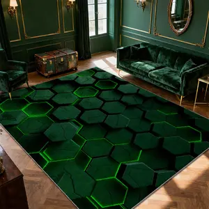 Luxury Vintage Patterned Velvet Carpet, Soft Comfortable Home Decor Rug, Living Room Sofa Mat, Bedroom Bedside Rug, Multi-Scene Use,merry Christmas、let it snow