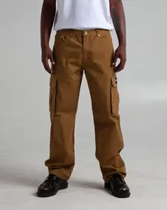 Canvas Cargo Pants - Versatile Design for Everyday Wear, Ideal for Transport and Outdoor Activities