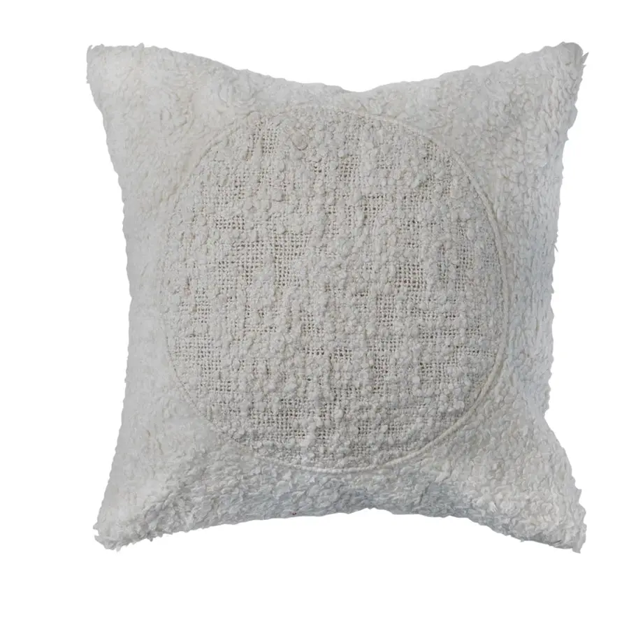 Square Cotton Sherpa Pillow