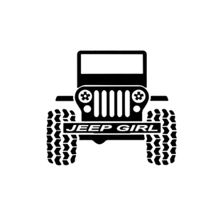 Jeep Decals - Custom Durable Weatherproof Vinyl Stickers for Wrangler Gladiator - Personalize Your Ride with High-Quality Waterproof UV-Resistant Decals