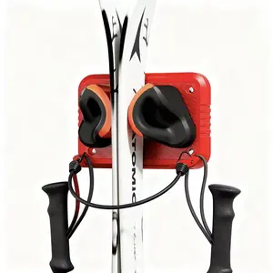 Smart Storage Space-Saving Ski Hub with Non-Slip Scratch-Free Protection and Locked-In Stability for Skis Snowboards & More