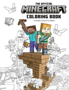 The Official Minecraft Coloring Book - Creativity & Fun Challenge for Advanced Artists, Gaming-Themed Original Art & Illustrations, Colorful Storytelling Activity for Relaxation