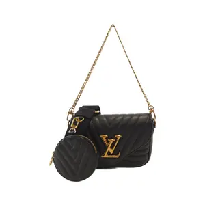 Pre-owned Louis Vuitton Calfskin Shoulder Bags Multi Pochette Shoulder Bag