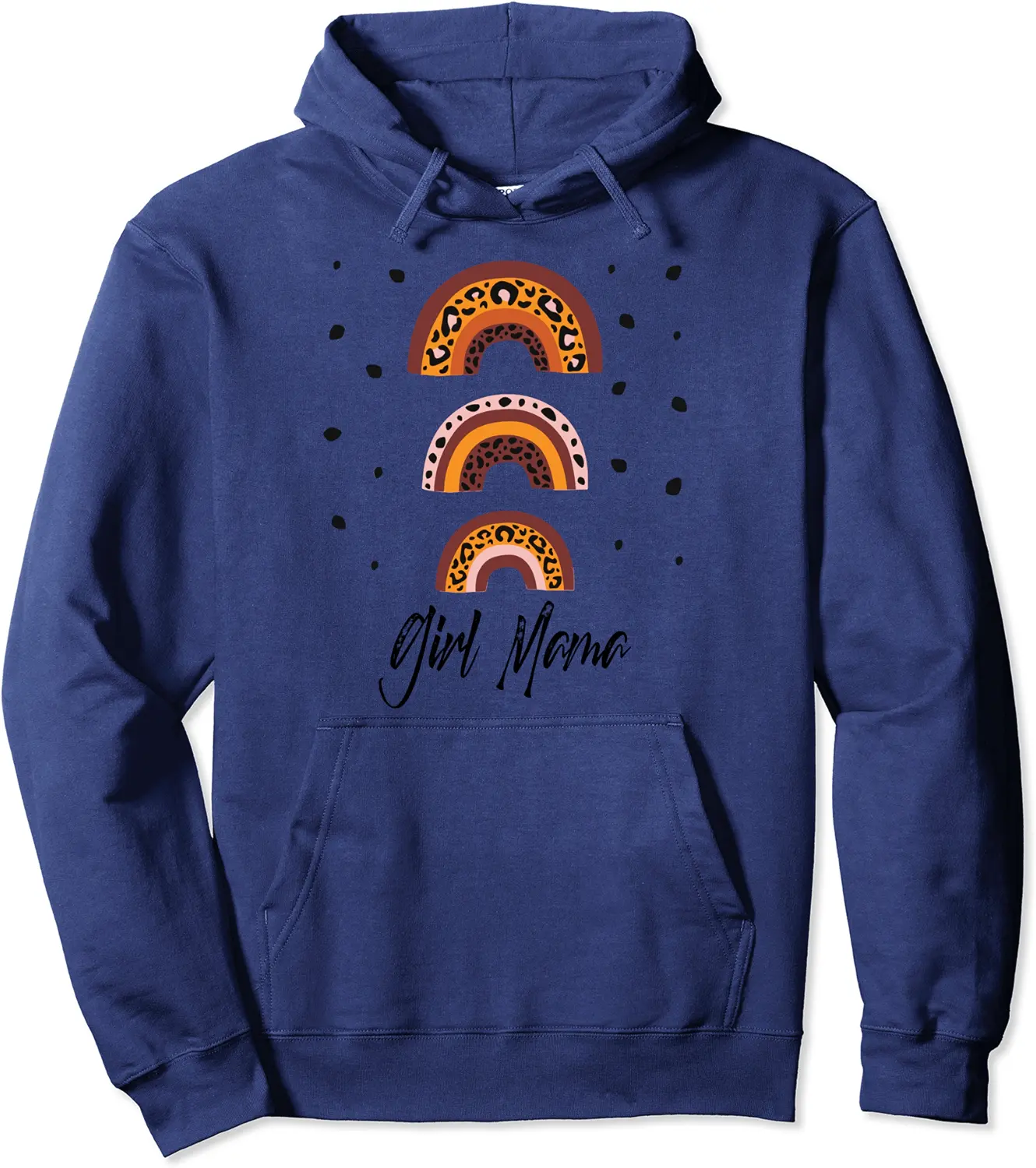 Girl Mama Leopard Cheetah Rainbow Mothers Day Cute Mom Pullover Hoodie - Keithhodges Shop 23B0BRLDDZZM
