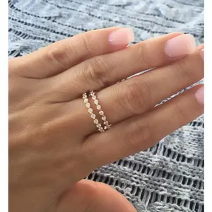 Round Cz Eternity Band Ring