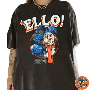 Ello Labyrinth Shirt, Vintage Sci-fi 80s Nostalgic T-shirt, Movie Sweatshirt, Cotton Unisex T-shirt, Crew Neck, Size S- 3XL, Menswear Top, Womenswear Top Underwear Streetwear