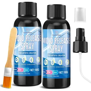 Silicone Mold Release Spray - 7 fl oz Water Based Fast Drying Odorless Non-Stick, Mold Release for Candles, Soap, Plaster & Epoxy Resin, Universal for Silicone Molds for Resin, Plastic & Candle Molds