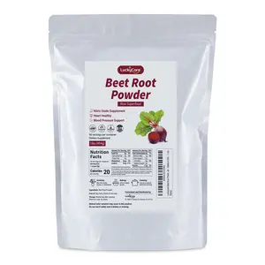 Beetroot Powder - Vegan & Gluten Free - Natural Nitric Oxide Supplement - Supports Pre Workout Energy - 16oz Vitamin Healthcare