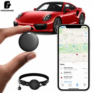 GPS Tracker for Car,(iOS Only) Mini Tracker Device  Case-No Monthly Fee-Best Hidden GPS Tracker, Anti-lost Device, Works with Apple Find My