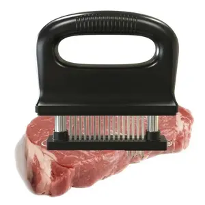 Stainless Steel Meat Tenderizer,48 Blade Stainless Steel Meat， 1 CountManual Meat Tenderizer with Non-slipHandle, Kitchen Meat & Poultry Utensilsfor Home Use, Kitchen Tool