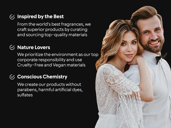 Magnetic Love Duo by Bellavita Luxury | Perfume Combo Gift Set | Power Couple Collection 2×100 ml | Long Lasting Perfumes for Men & Women | Magnetic Him & Magnetic Her | Vegan & Cruelty Free Eau De Parfum