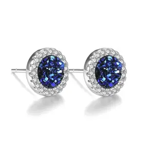 1 Pair Men's Fashion Stud Earrings, Alloy, Punk Style, Suitable for Daily, Holiday, Party, Christmas, New Year, Valentine's Day Jewelry Gift