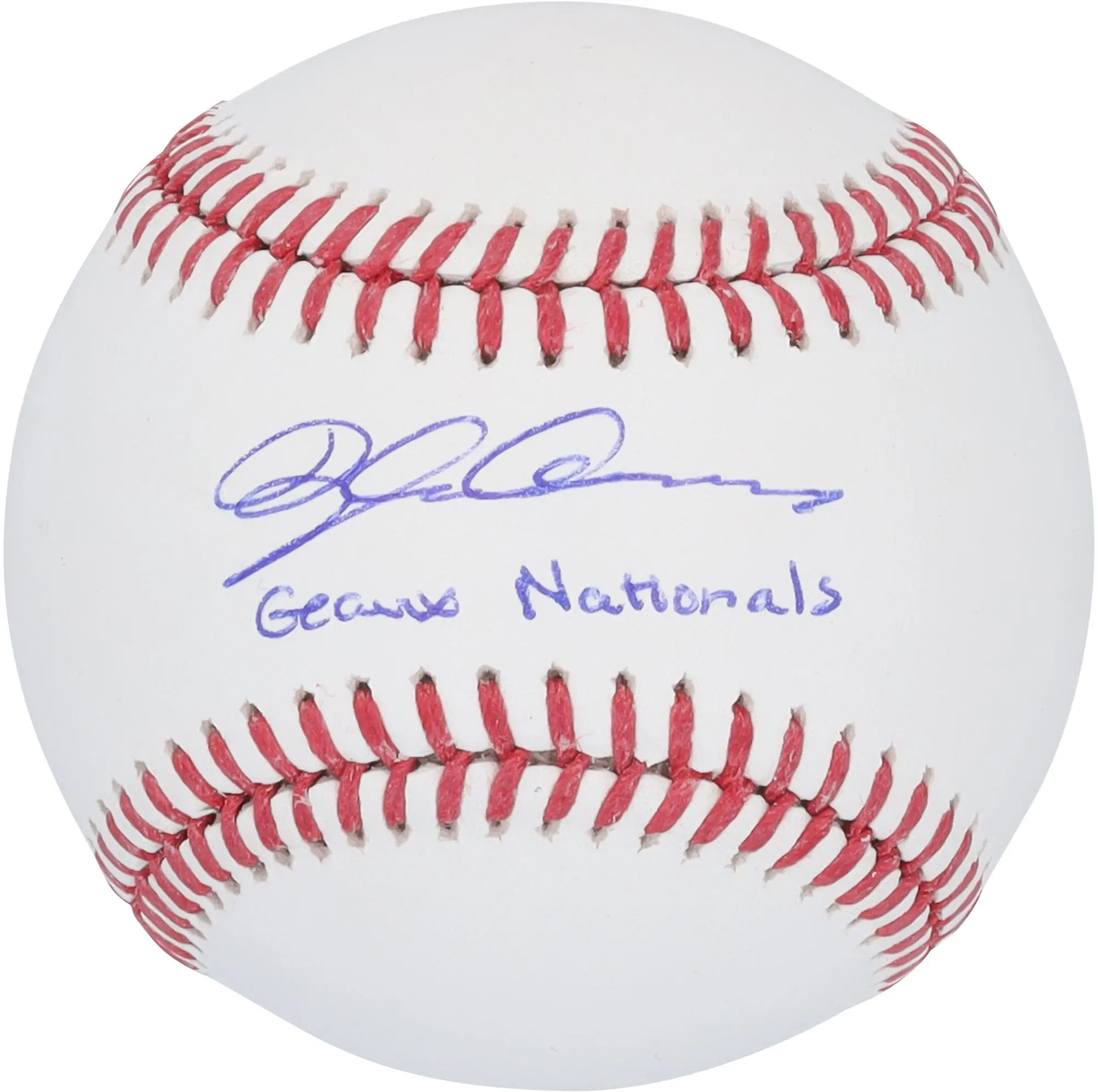 Dylan Crews Washington Nationals Autographed Baseball with "Geaux Nationals" Inscription - Fanatics Authentic Certified