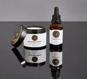 Beard Essentials ~ Beard Oil & Beard Balm ~ for Growing a Healthy Beard Helps Hair Growth beard care