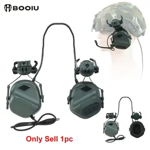 BOOIU Tactical Headset Electronic Shooting Hearing Protector Headphones Tactical Earmuffs for Shooting Hunting