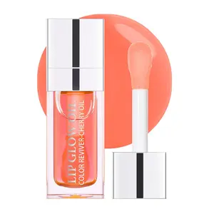 Hydrating Lip Glow Oil, Plumping Lip Oil, Tinted Lip Balm Lip Care, Transparent Toot Lip Oil, Moisturizing Lip Gloss, Non-Sticky Long Lasting Lip Oil Gloss, Lip Plumper Gloss (Pink) Carlos-CCC