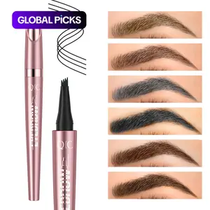 Waterproof Microblading Brow Pencil with Microfork Tip Applicator, Long-Lasting Eyebrow Pen, Easy to Apply for Perfectly Defined Brows, Eyebrow Liner Makeup
