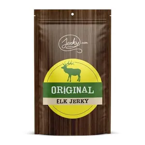Original Elk Jerky - All-Natural Jerky w No Added Preservatives, Healthy Dried Meat Snack, High in Protein, Low in Calories, Packed with Flavor, Made in the USA, USDA Certified - 1.75 oz.