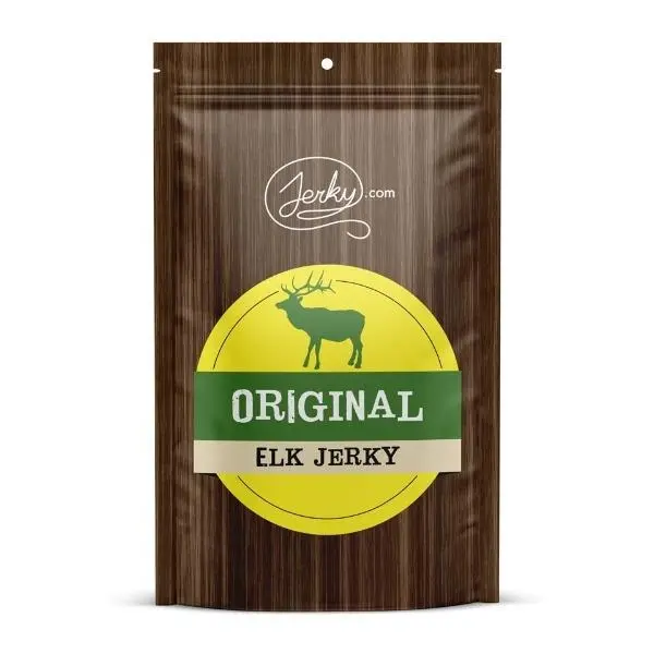 Original Elk Jerky - All-Natural Jerky w No Added Preservatives, Healthy Dried Meat Snack, High in Protein, Low in Calories, Packed with Flavor, Made in the USA, USDA Certified - 1.75 oz.