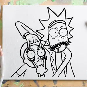 Puff and paint cartoons