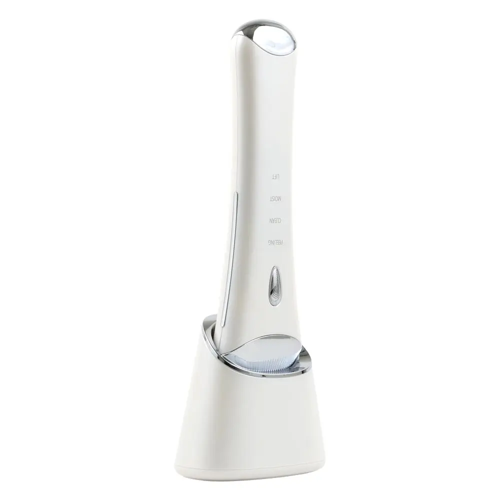 Ultrasonic Skin Scrubber with UV Base – Deep Cleanse & Rejuvenate