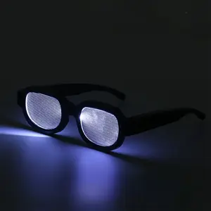 Detective Conan Wears the Same Luminous Glasses, Led Bars, Nightclubs, Concerts, Music Festivals, Hip Hop and Disco Sunglasses