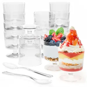 2 Oz. Clear Stemmed Mousse Cup | 20 Count