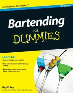 USED-Bartending for Dummies by Ray Foley (Paperback)