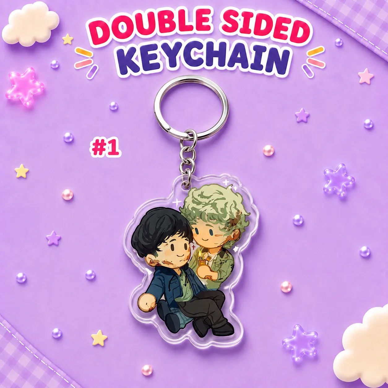 Naim & Ryan Acrylic Charm, leviticus 2026 keychain