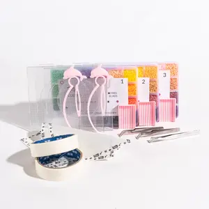 72 Color 36000ct Fuse Beads & Tool Set diy craft bead kit Perler Beads DIY Beads Including the upgrade toolkit Tweezers Bead need Bead scoopl Ironing paper perler beads ideas Diy Beading Accessories