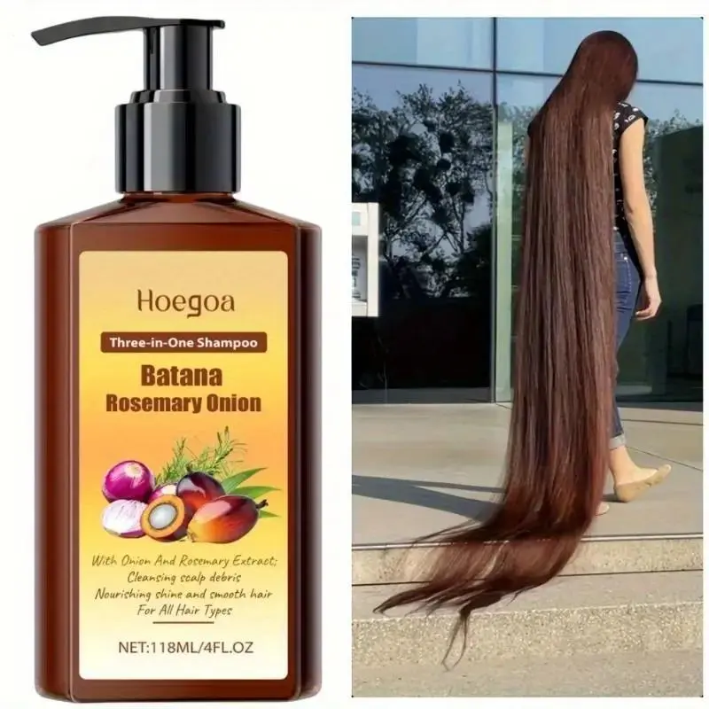 3in 1 Shampoo with Rosemary, Batana, Onion, for Damaged Hair Scalp, Nourishes And Shines Hair, Cleanses Loose Scalp Debris, Strengthen Hair, Moisturizes Hair Roots, Revitalizes Hair/ Hair's Beauty,, Local Warehouse, Damaged Scalp Care  rosmary shampu tikt