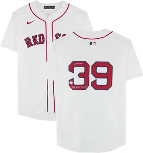 Marcelo Mayer Boston Red Sox Autographed White Nike Limited Jersey with "MLB Debut 5/24/25" Inscription - Fanatics Authentic Certified