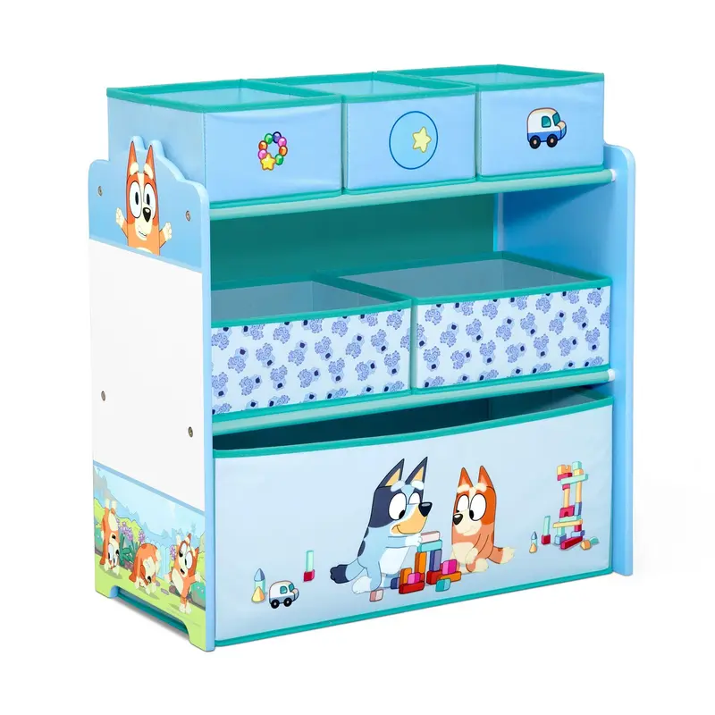 Delta Children Bluey Design & Store Bin Toy Storage Organizer