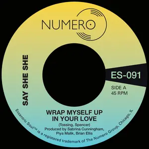 Say She She - Wrap Myself Up In Your Love - White  [7-INCH SINGLE VINYL RECORD] Colored Vinyl, White