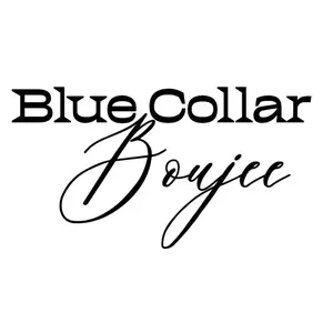 Blue Collar Boujee vinyl Decal 6"