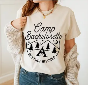 Personalized Camping Bachelorette Shirts, Camping Bachelorette Party T Shirt, Getting Hitched Shirts, Getting Lit TShirt, Camp Bach Party T Shirt, Bachelorette Weekend Sweatshirt, Cute Camping Shirts, Girls Trip Shirts Gift For Friend, Family L57X9-HN67