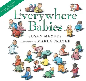 Everywhere Babies Lap Board Book [With Window Cling] -- Susan Meyers, Mixed Media Product