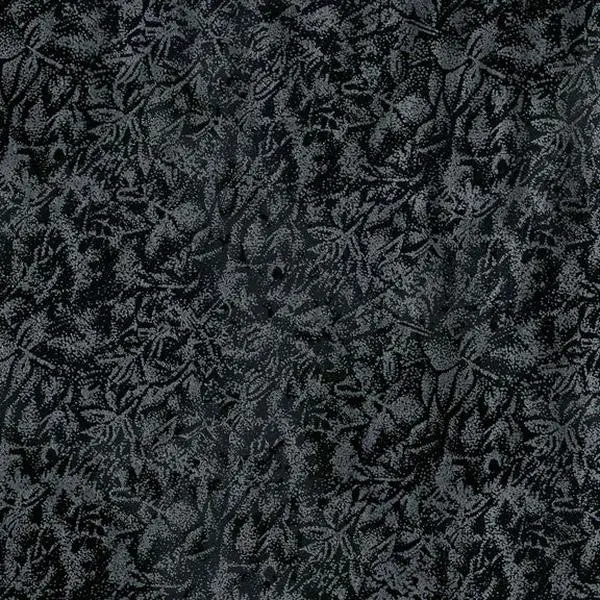 Fabric Michael Miller Black Pearlized Metallic Fairy Frost by the Quarter Yard CM0376-BLAC