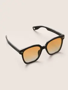 BloomChic Square Polarized Sunglasses for Women - Black Regular Fit, Gradient Lenses, Trendy Beach Eyewear, Trendy Styling Sun Protection, 2026 Spring Break Mother's Day Gift, Trendy Styling Sunglasses Swimweek