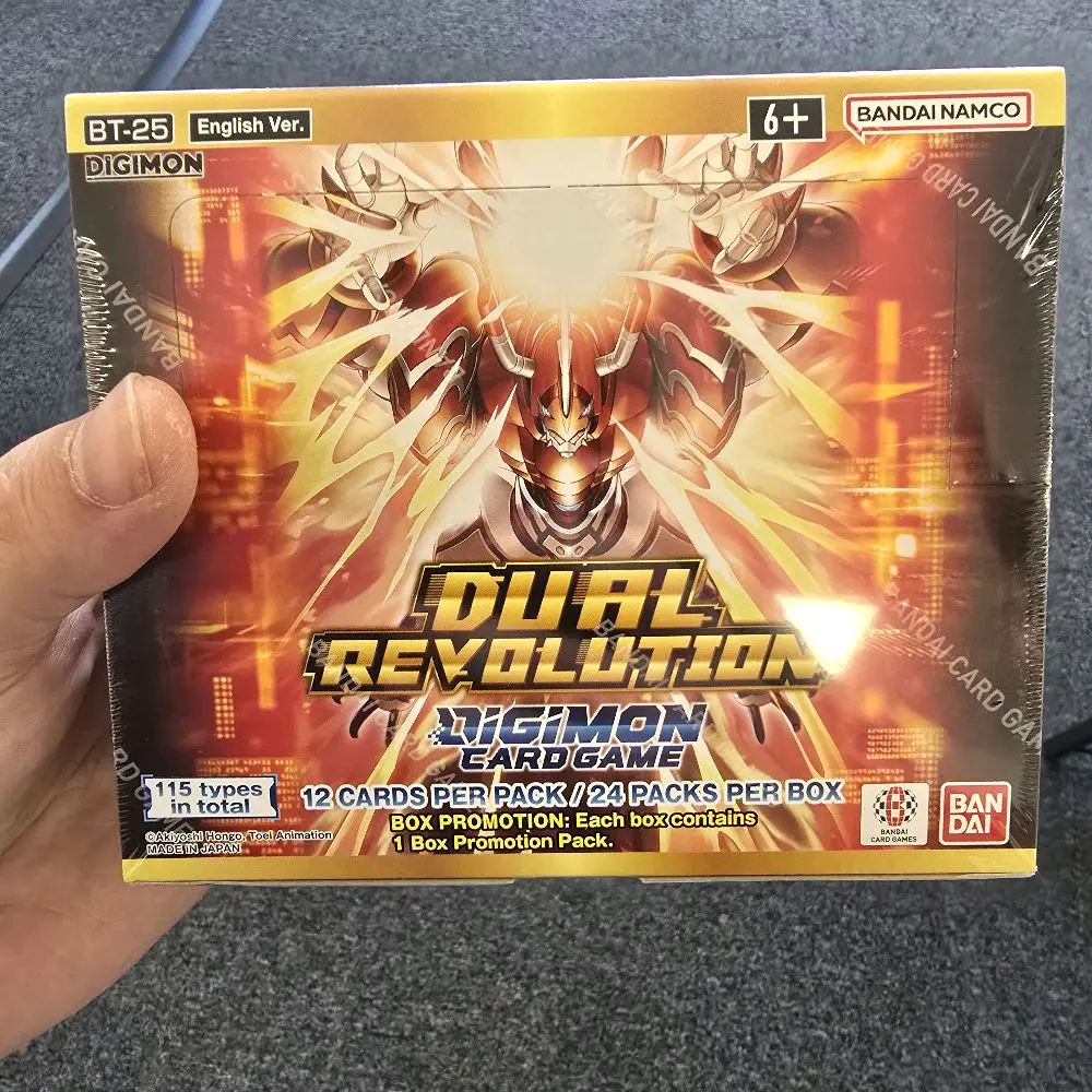 Digimon dual revolution english tcg booster box (sealed)