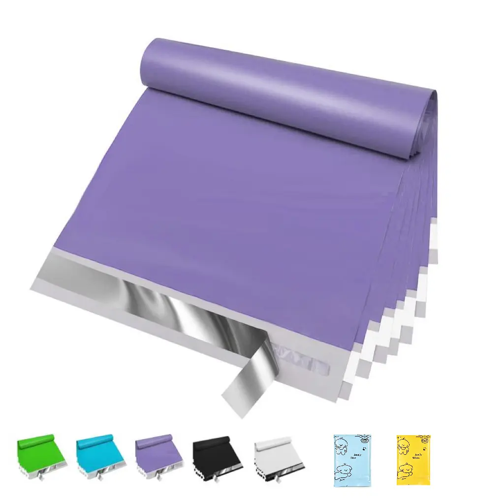 (100 Pcs) 10x13 in Poly Mailers  - Durable Construction, Lightweight, Flexible, Strong Adhesive, Self-Sealing, Waterproof, Privacy-Protected, Multi-Color, Eliminates Additional Packaging, All-Season Office Envelopes for Small Business, Clothing