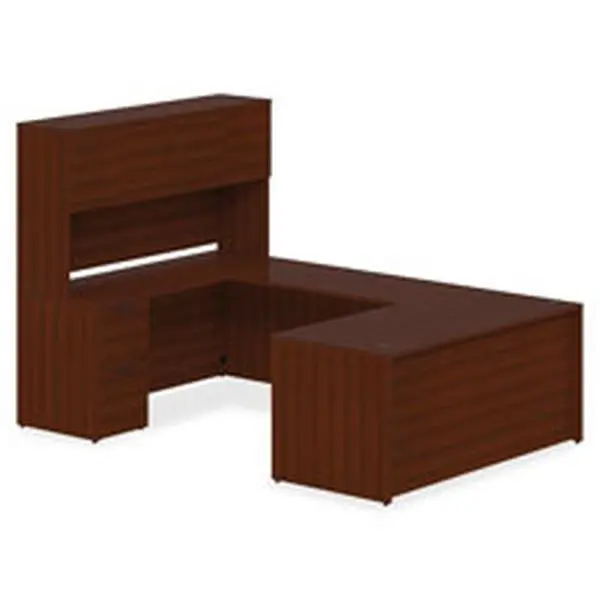 Lorell LLRPB2448MY 48 x 24 in. Prominence 2.0 Laminate Desking - Mahogany