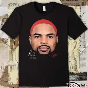 Doug Martin Rest In Peace 1989-2025 T-Shirt Crewneck Shortsleeve Classic Cotton Menswear Small Size