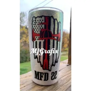 Red Line Flag Tumbler