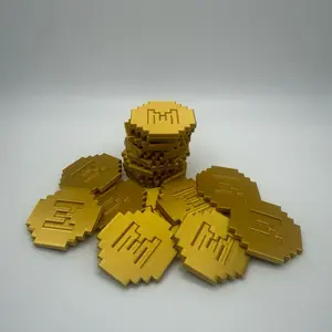 MineCoin Pixel Game Token | Gamer collectable | Party accessory