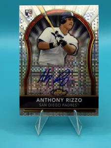 2011 Finest #97 Anthony Rizzo Rookie Autographs X-Fractors #/299