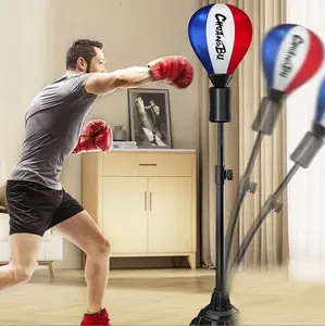 Boxing Reflex Ball, Boxing Speed Reflex Ball, Body Exercise, Speed Bal Adjustable, 360° Rebound, Home Boxing Target, Standing Punching Bag, Training Equipment, Stress Relie Punching Bag, Stress Reduction